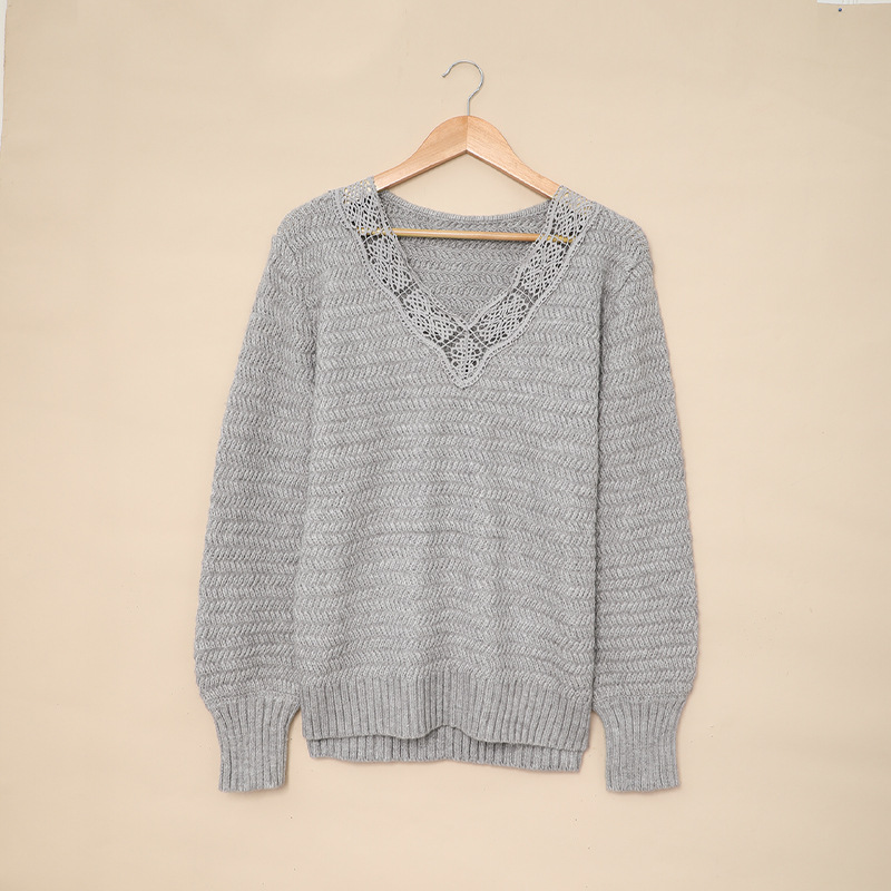 Title 3, Womens Sweater Autumn and Winter Solid Color S...