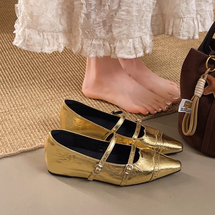Pointed Mary Jane Flats, picture 3 of 4