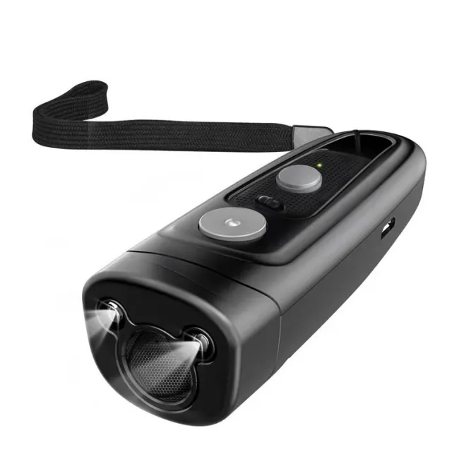 Ultrasonic Portable Outdoor Anti dog Bite High power Electronic Dog Repeller Black Single Head - Shop at LoveMi