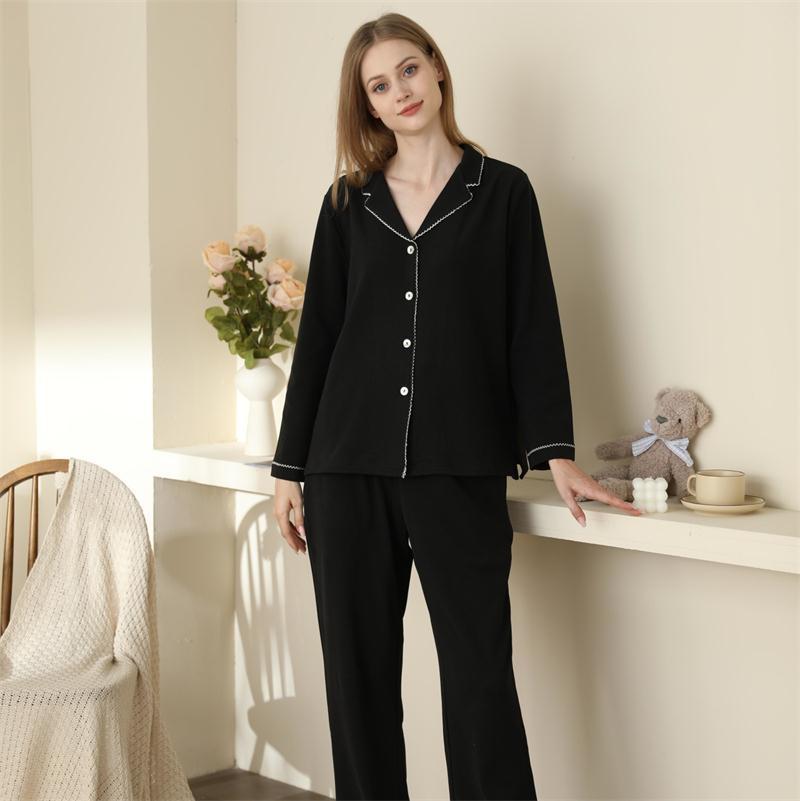 Women's Brushed Thin Velvet Pajamas Suit - Image 15
