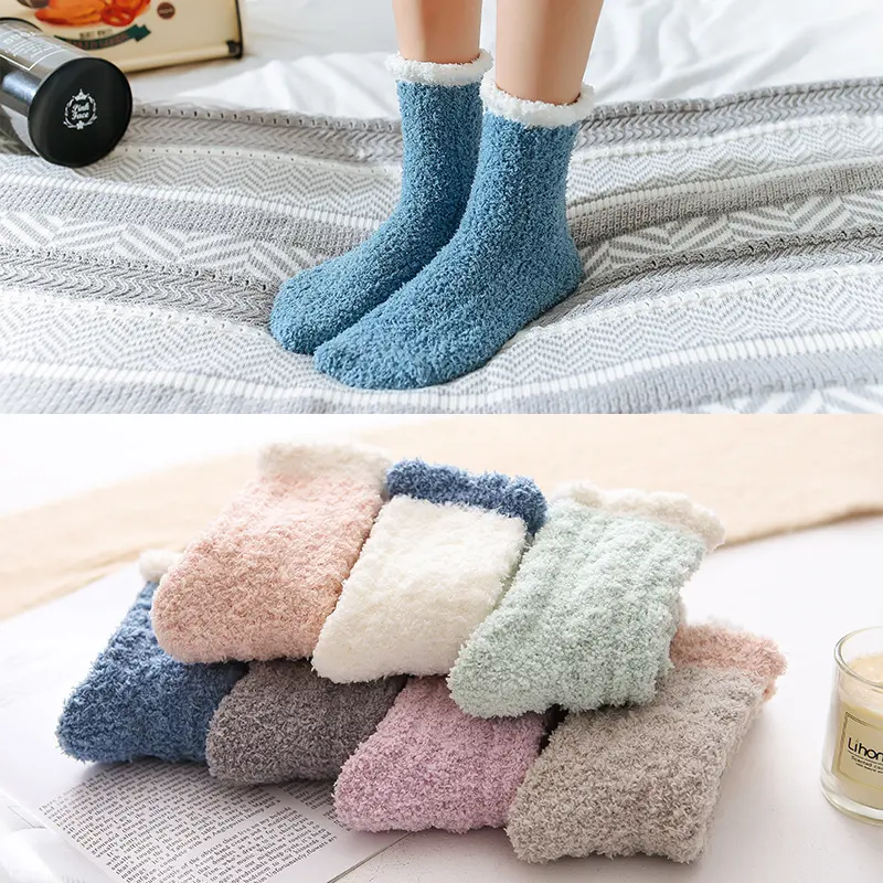 Women Thermal Fluffy Socks Autumn Winter Warm