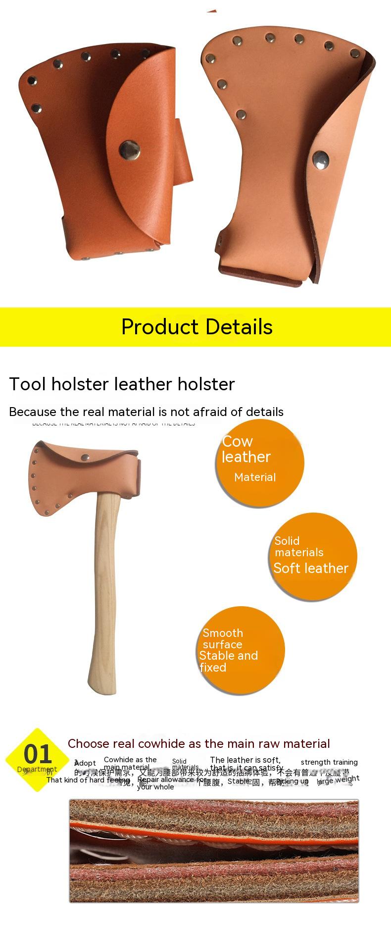 Title 3, Blade Protective Safety Leather Cowhide Materia...