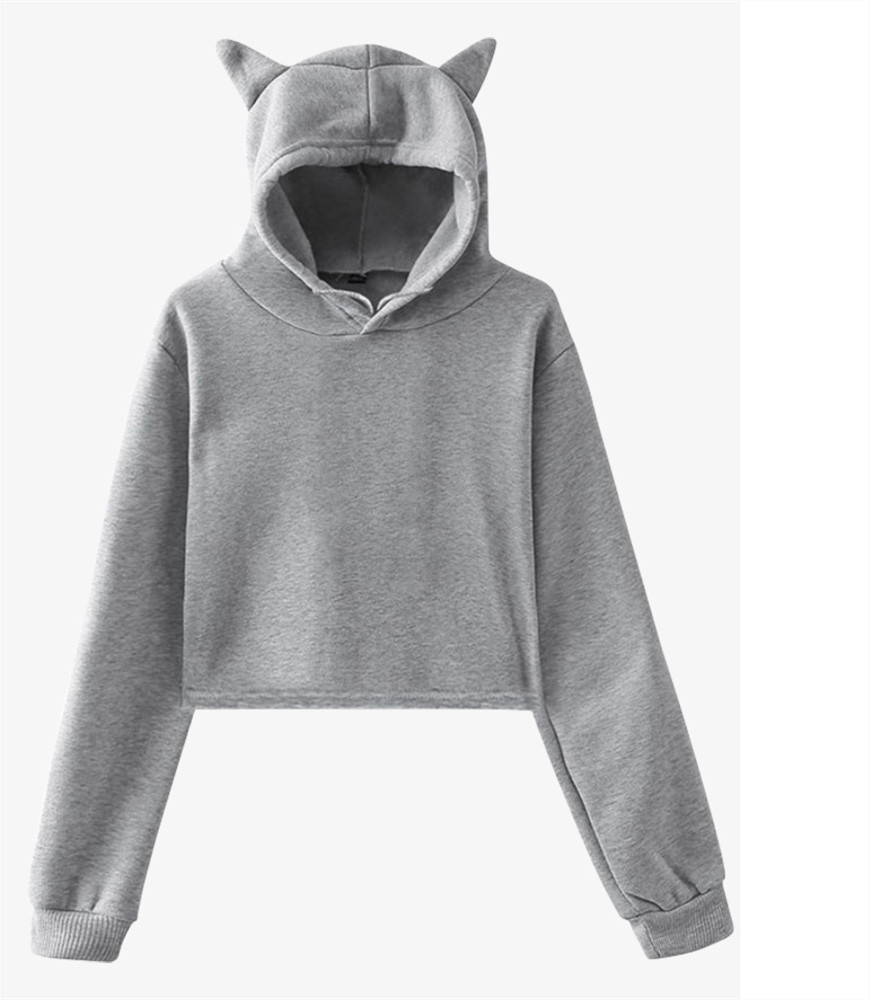 Title 5, Blank hooded sweater with bare cat ears