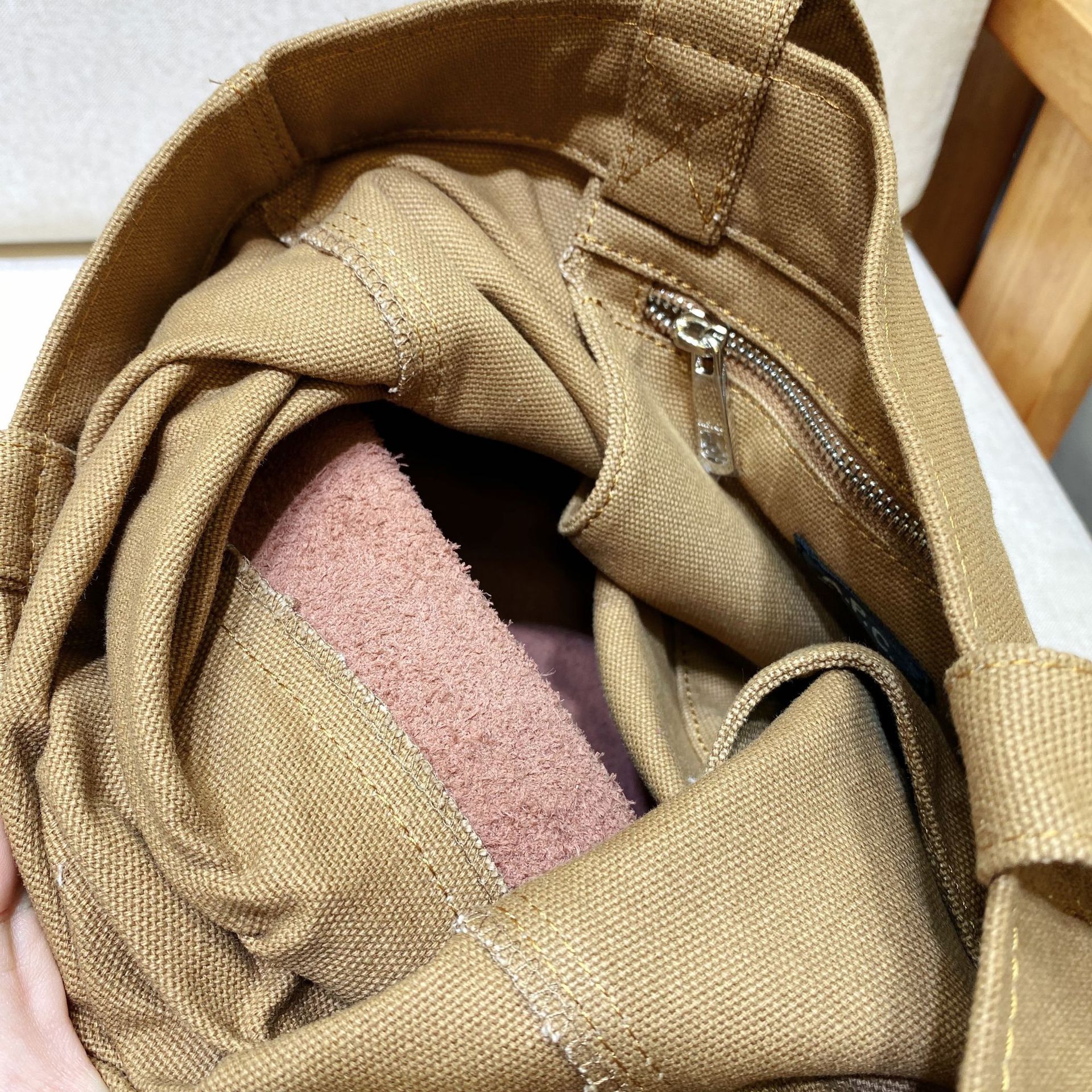 Denim Canvas And Leather Women's Bag Outdoor Travel Large Capacity Shoulder