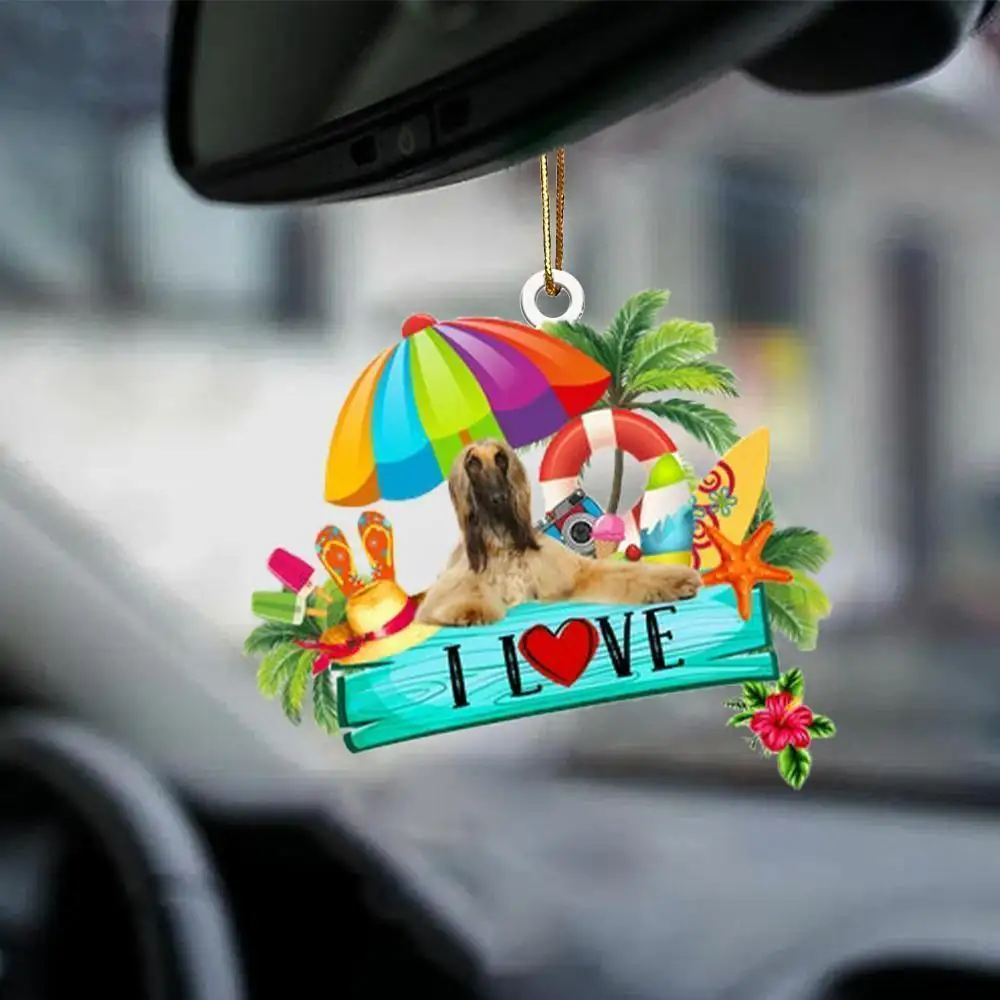 Colorful Car Pendant Interior Rearview Mirror