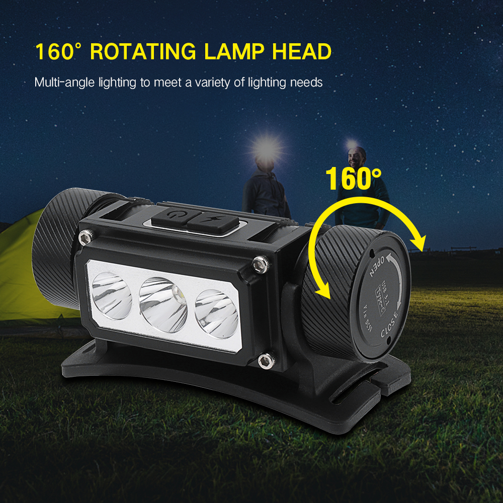 Multi-functional 900000lm LED Headlamp Head Torch Hunting