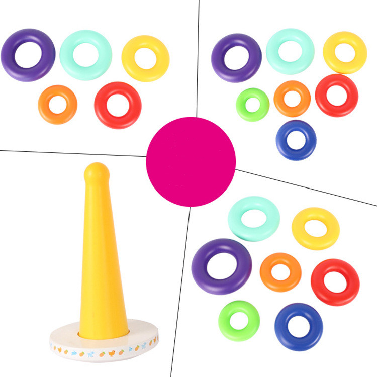 Baby Educational Toy Colorful Tumbler Lap - 9