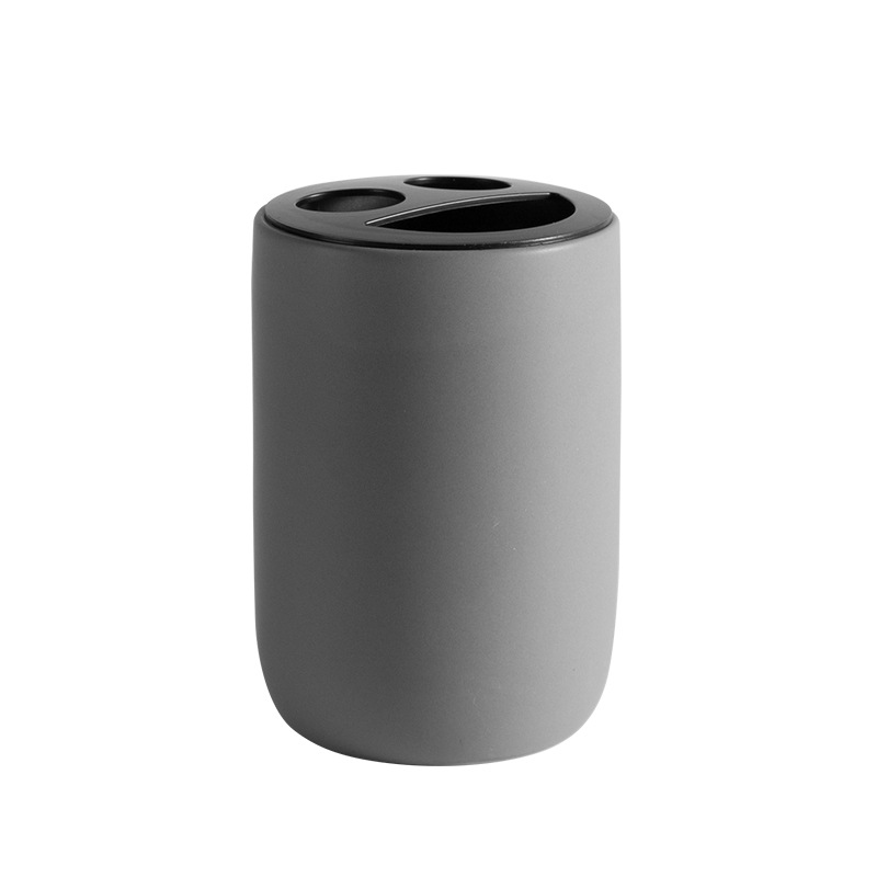 Gray Toothbrush Holder