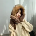 Fur Collar Brown