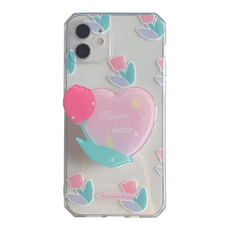 Tulip Mobile Phone Case Soft Bracket