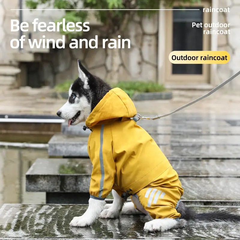 Sily Pet Raincoat Four-legged