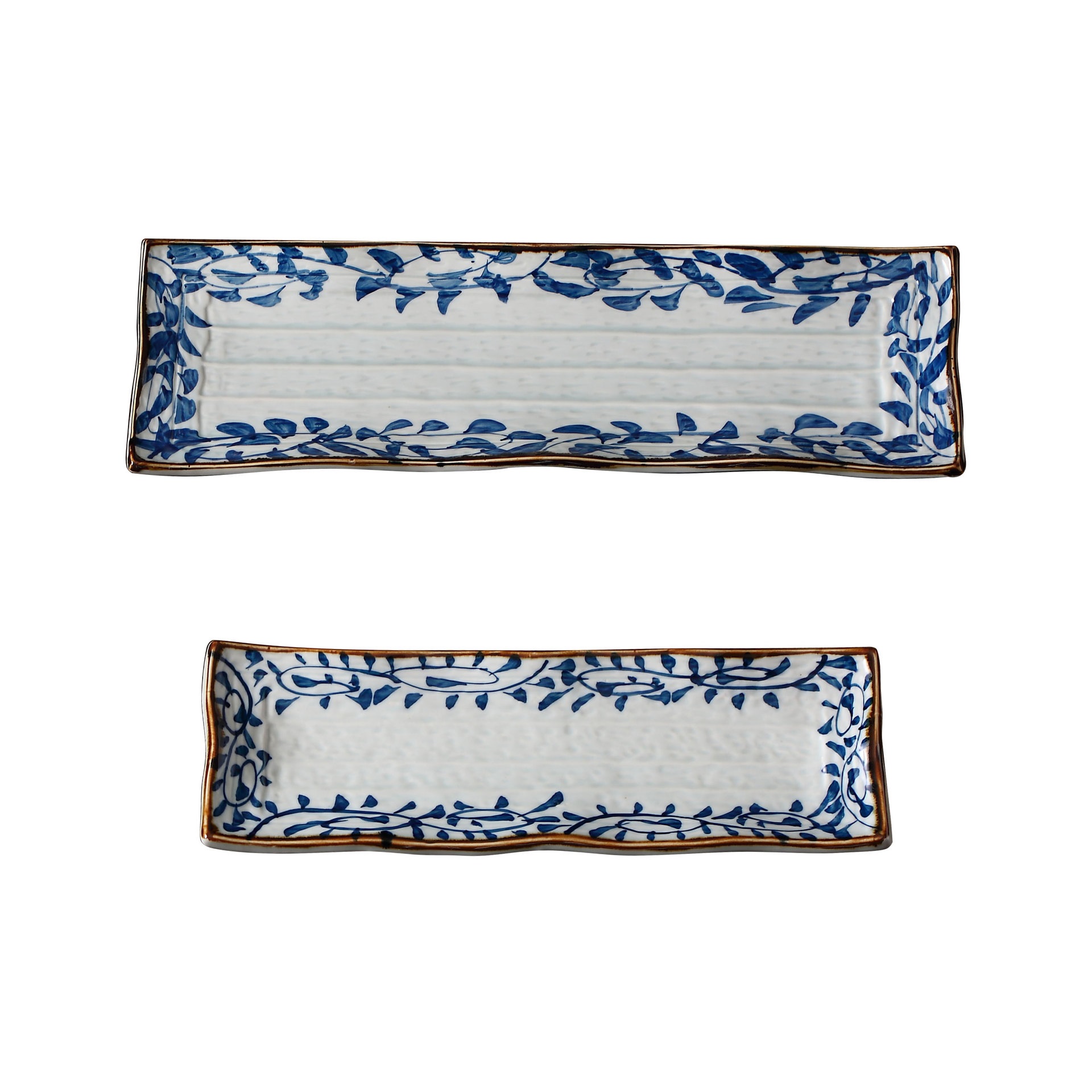 Creative Cooking Wave Rectangular Grilled Fish Plate