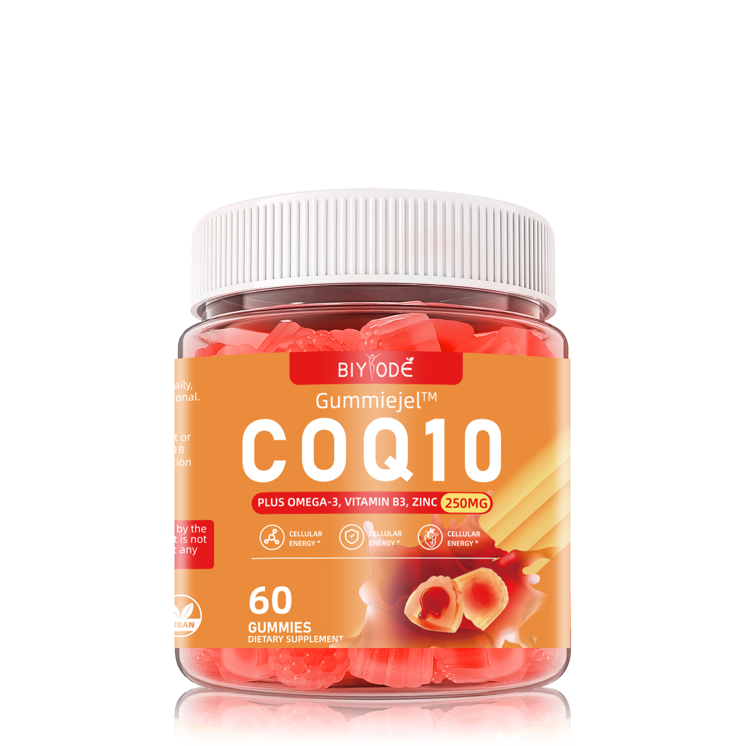 Jiabeikang Factory Custom Ready Stock Immune Heart Blood Health Supplements Zinc Vitamin CoQ10 Gummies Customized - Shop at LoveMi