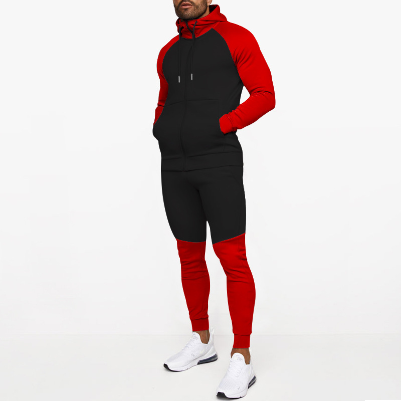 Title 11, Herenmode Colorblock vrijetijdssportpak