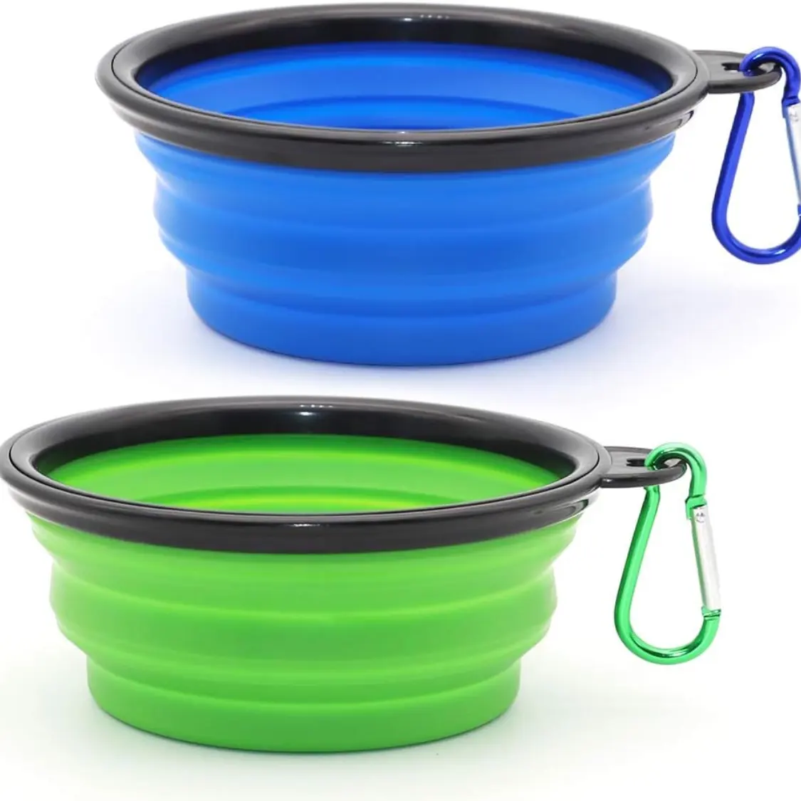 Dog Bowl Pet Collapsible Bowls, 2 Pack