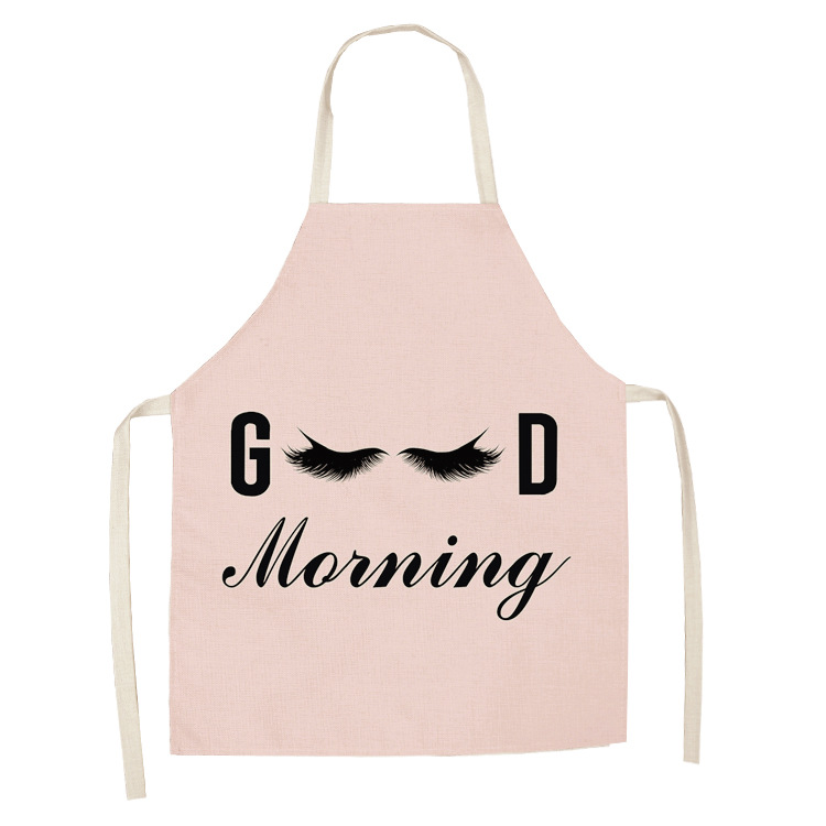 Title 17, Cotton Hemp Sleeveless Apron European And Ameri...