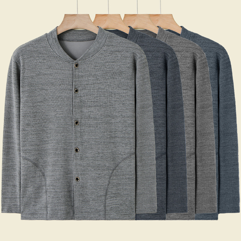 Men's Thermal Underwear Thick Plus Size Top