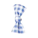 Blue Plaid Bow Tie