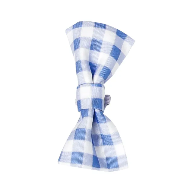 Summer Lace Faux Paw Corgi Teddy Sun Hat Blue Plaid Bow Tie - Shop at LoveMi