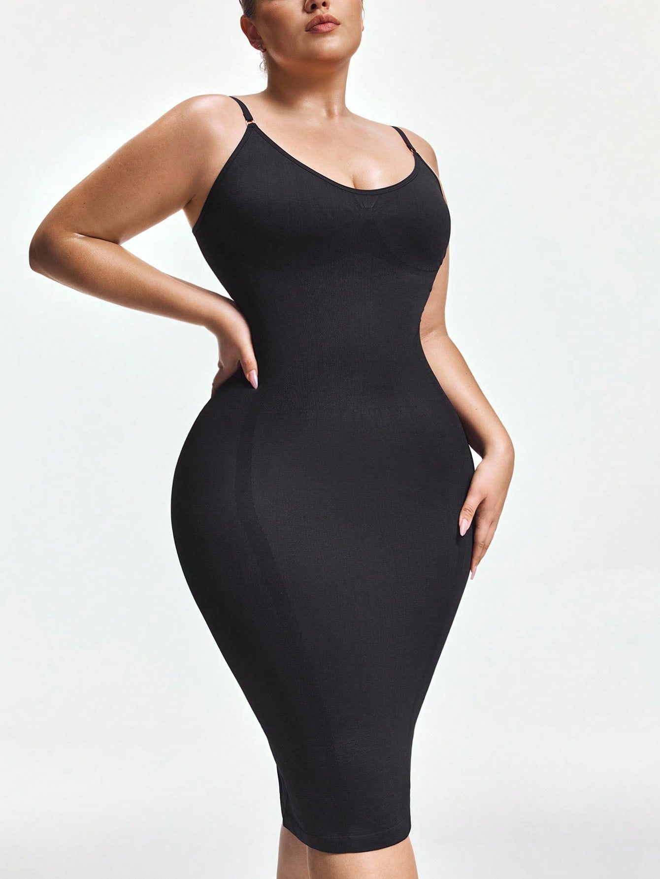 Women's Firm Control Tank Shapewear Dress - Full Body Contour & Curve Sculpting - Image 2