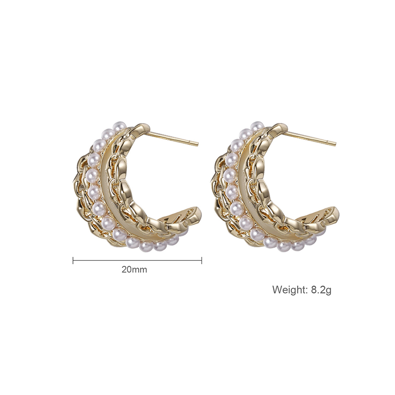 Temperament Earrings Retro European And American Earrings Irregular Earrings