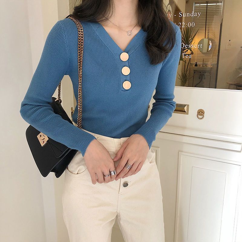 Title 3, Knitted Plus Size New Korean Style Slim Fit Swe...