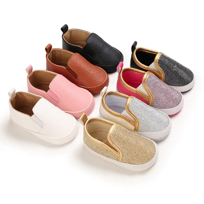 Set Foot Small Leather Sequined Casual Shoes