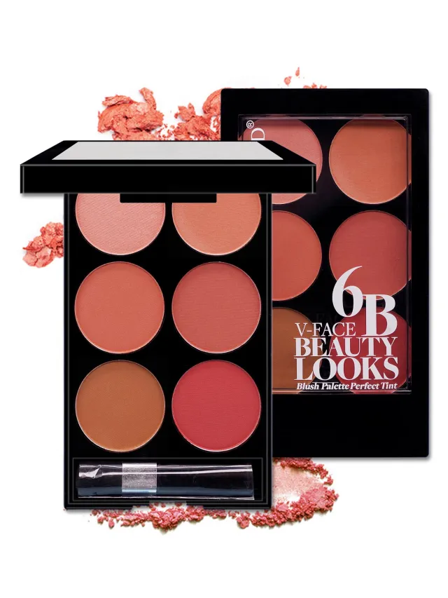 Make up Multi color Boutique Domestic Product Six color Blush Repair Makeup As Shown - Shop at LoveMi
