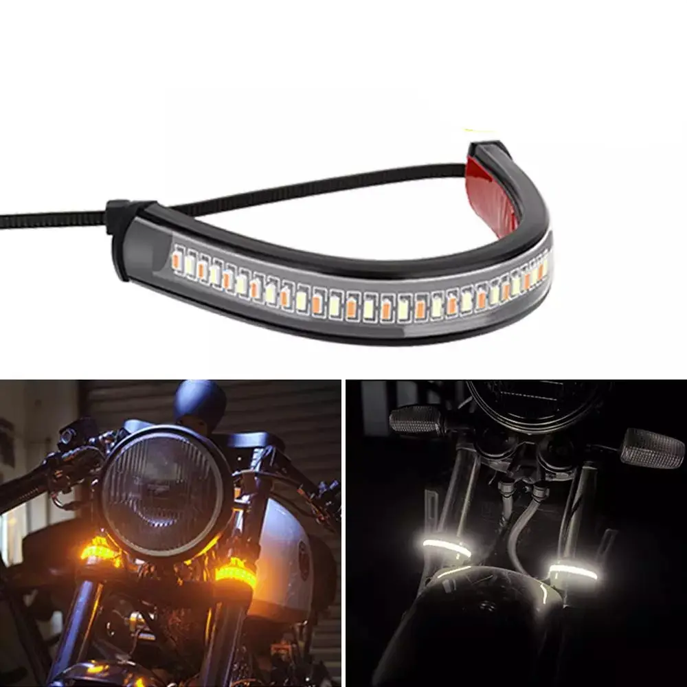 General Motorcycle Front Shock LED Ring Turn