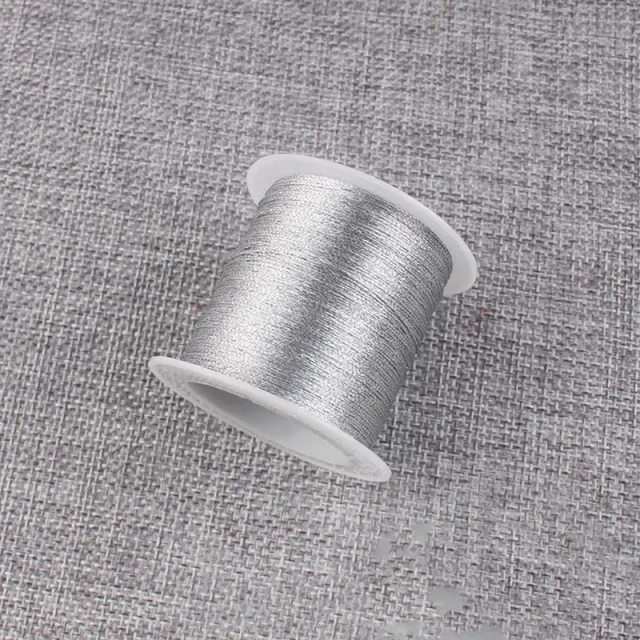 Multicolored Braided Rope With Lamina Strands Silver - Shop at LoveMi