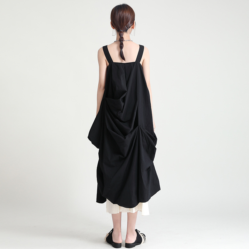 Title 4, Vintage Sleeveless Dress Black and White Colorb...