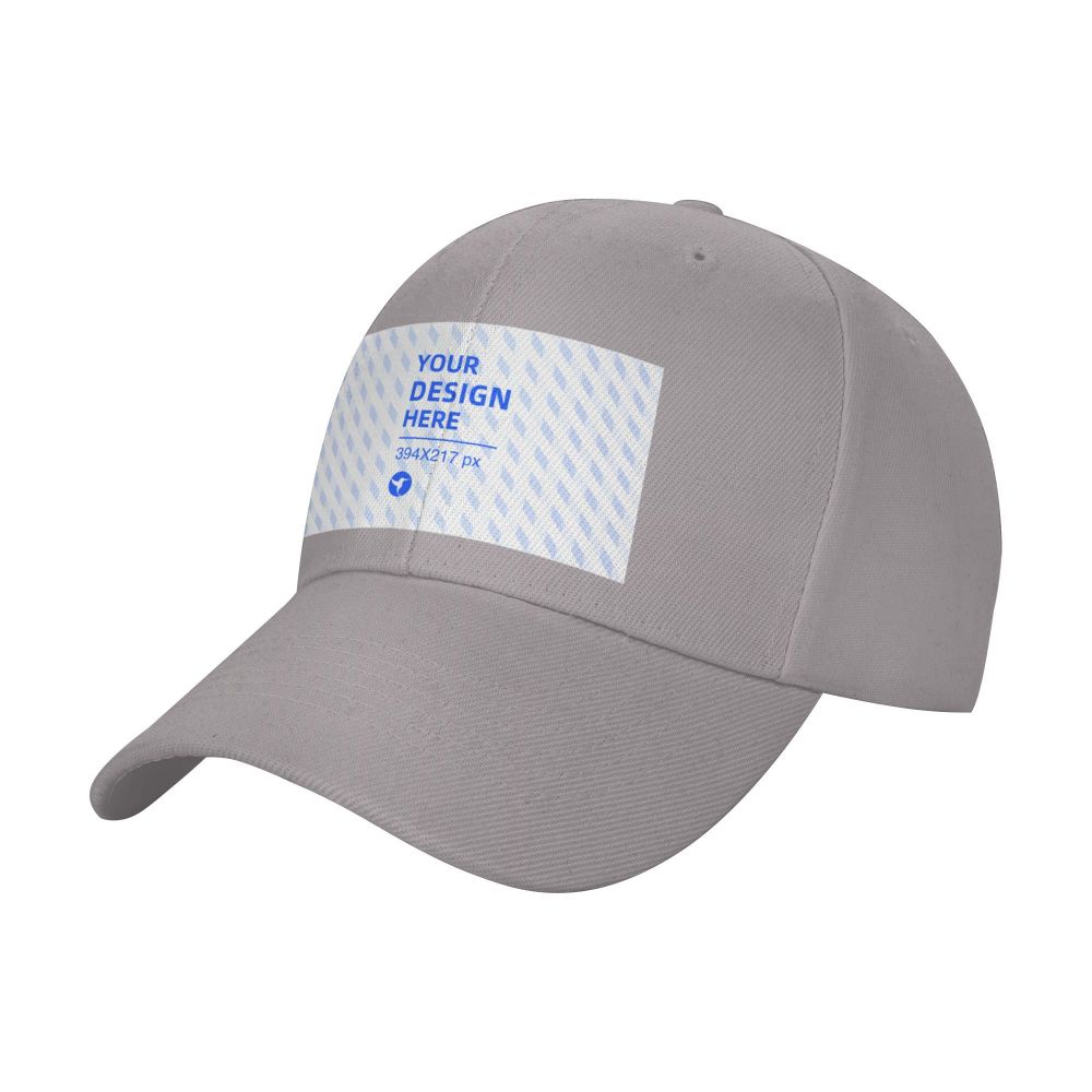 Natural Comfortable Breathable Solid Color Curved Brim Hat Grey - Shop at LoveMi