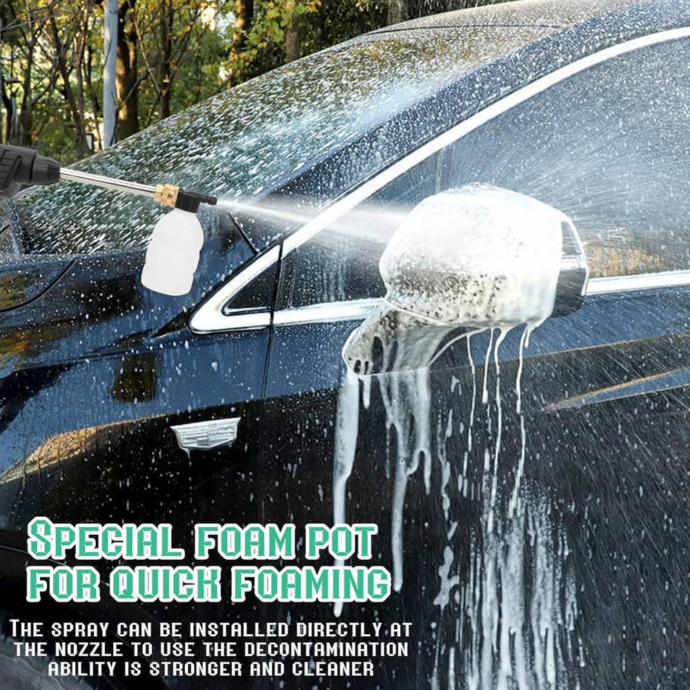 2 BatteryPortable Cordless Car High Pressure Washer Jet Water Wash Cleaner Gun