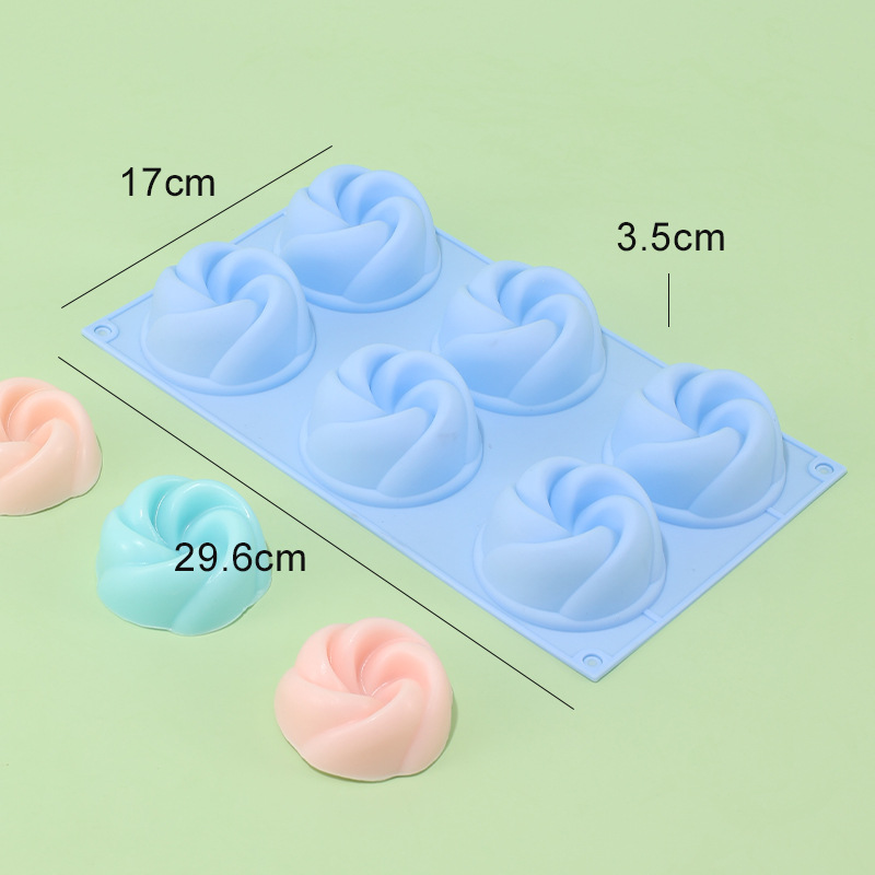 Rotating Cyclone Food Grade Silicone Cake Mould