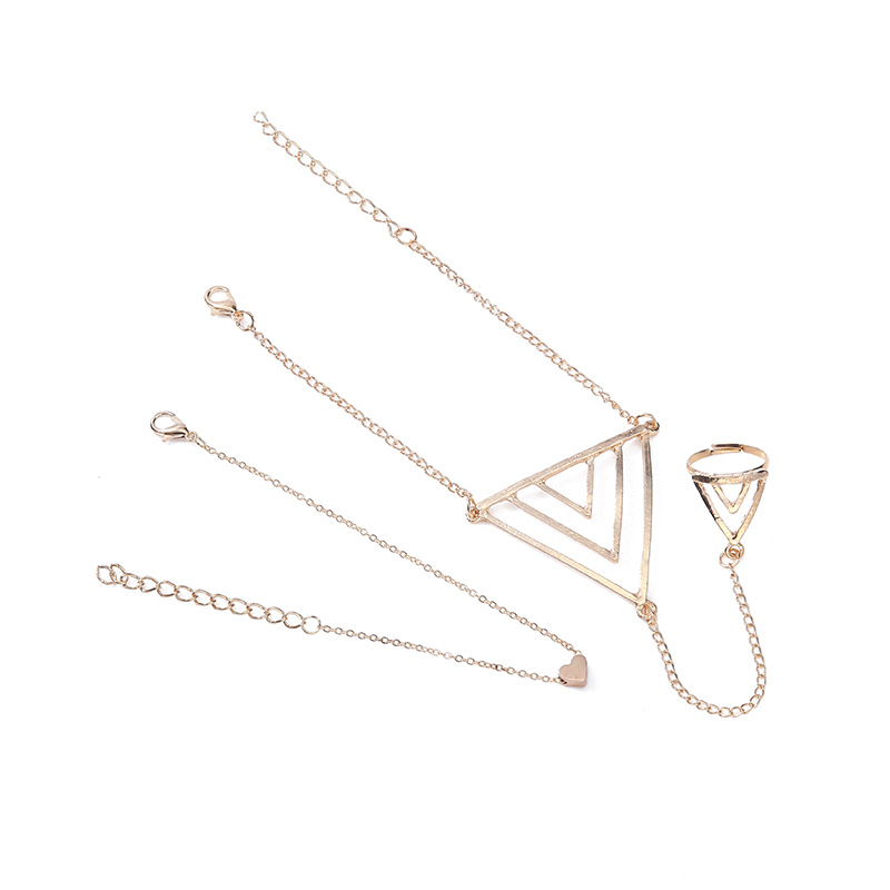 Metal Rock Love Multilayer Bracelet