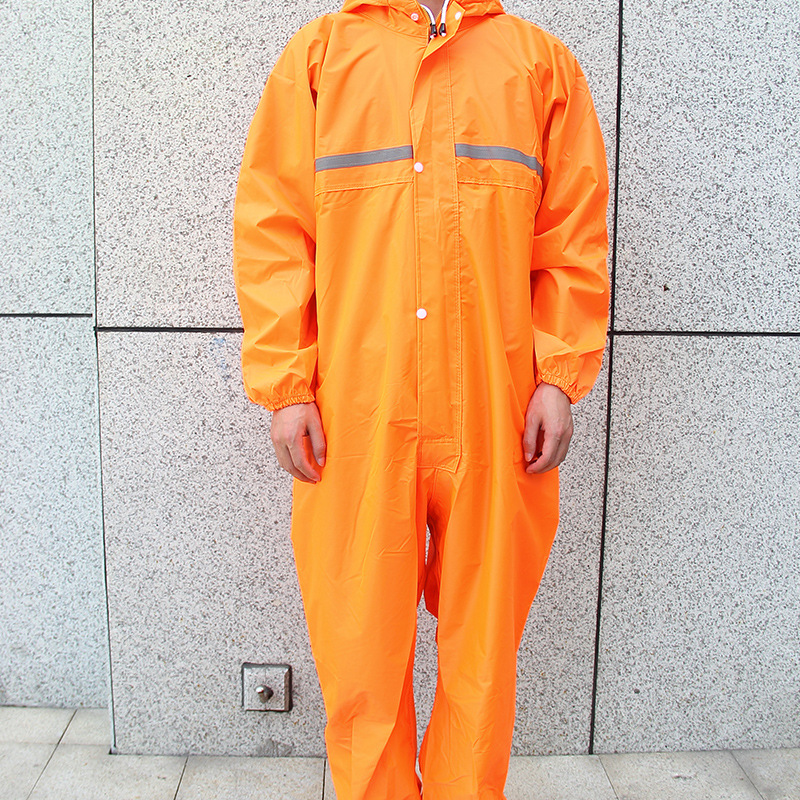 Adult Men's And Women's One-piece Raincoat Full Body Waterproof Car Wash Clothes
