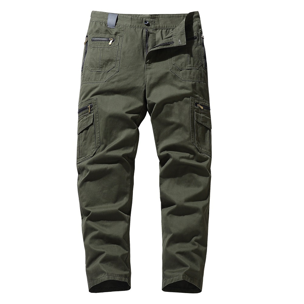 Title 15, Pantaloni dritti ampi stile militare primavera ...