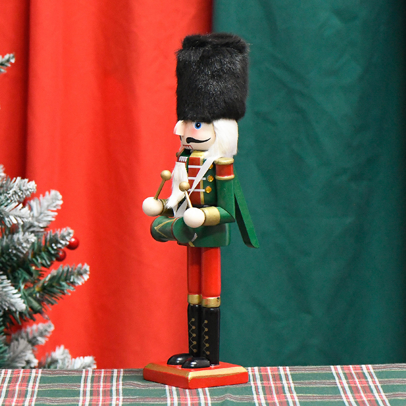 Title 14, Wooden Nutcracker In Traditional Uniform Handma...