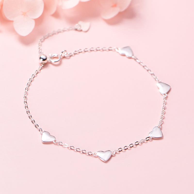 Title 4, Pulsera De Plata S925 Amor Brillante Femenino S...