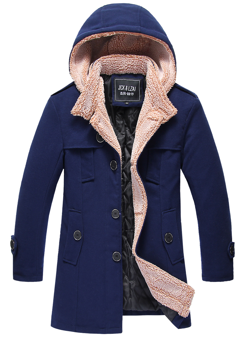 Title 4, Warm lambs slimming cotton-padded jacket