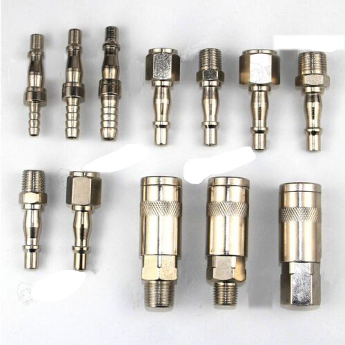 12Pcs BSP Air Line Fitting Hose Compressor Quick Release Connector UK New — image 5