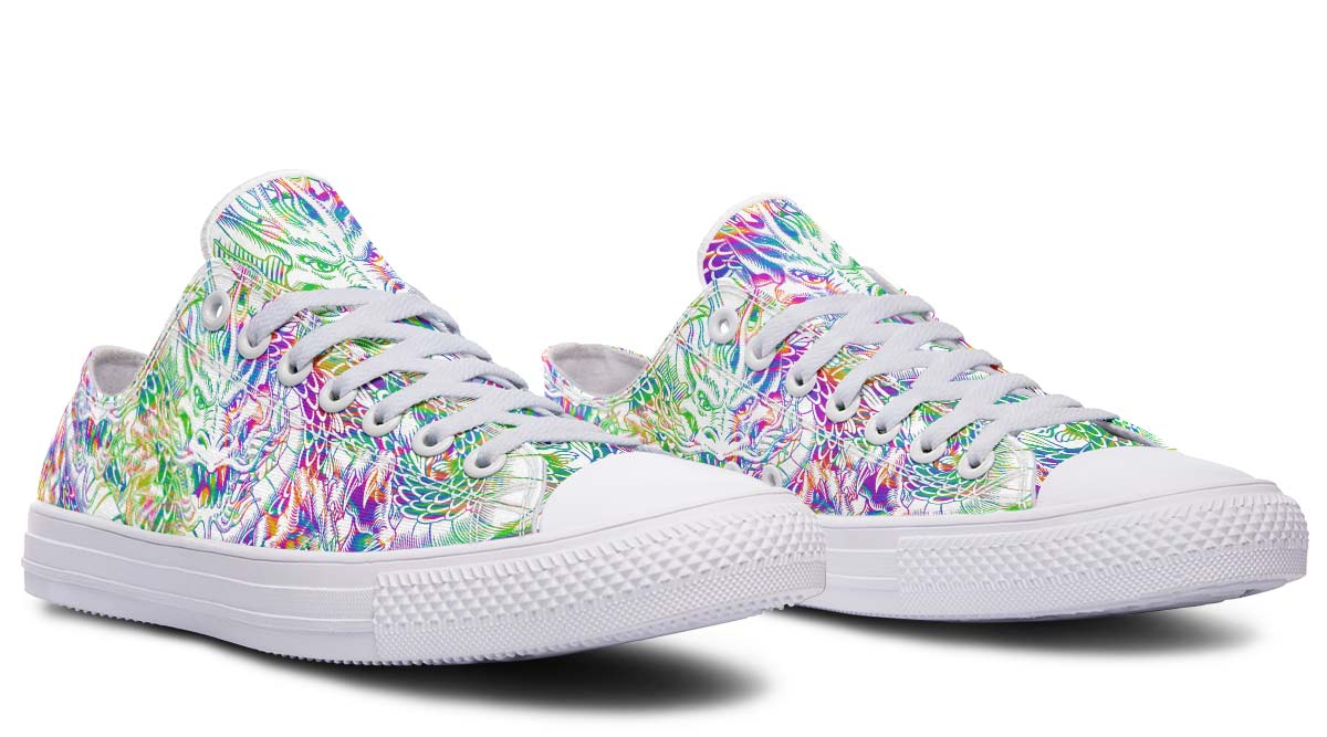Fashion Print Couple Low-Top Canvas Shoes
