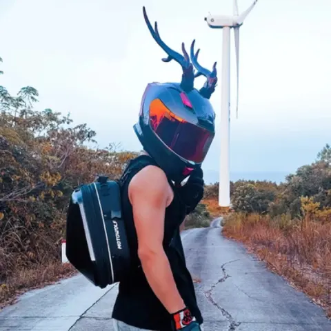 Dragon Horn Helmet Decoration Scooter Motorcycle