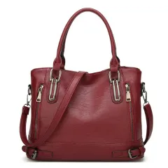 Cross-Border Explosion Models Paul'S Classic Handbags Tote Big Bag - Red - View 1