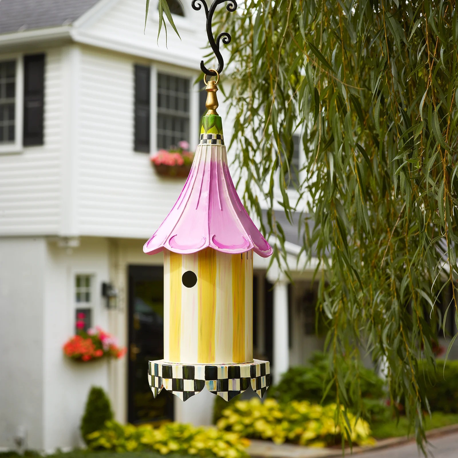 Title 2, Outdoor Creative Castle Pendant Feeder Birdhous...