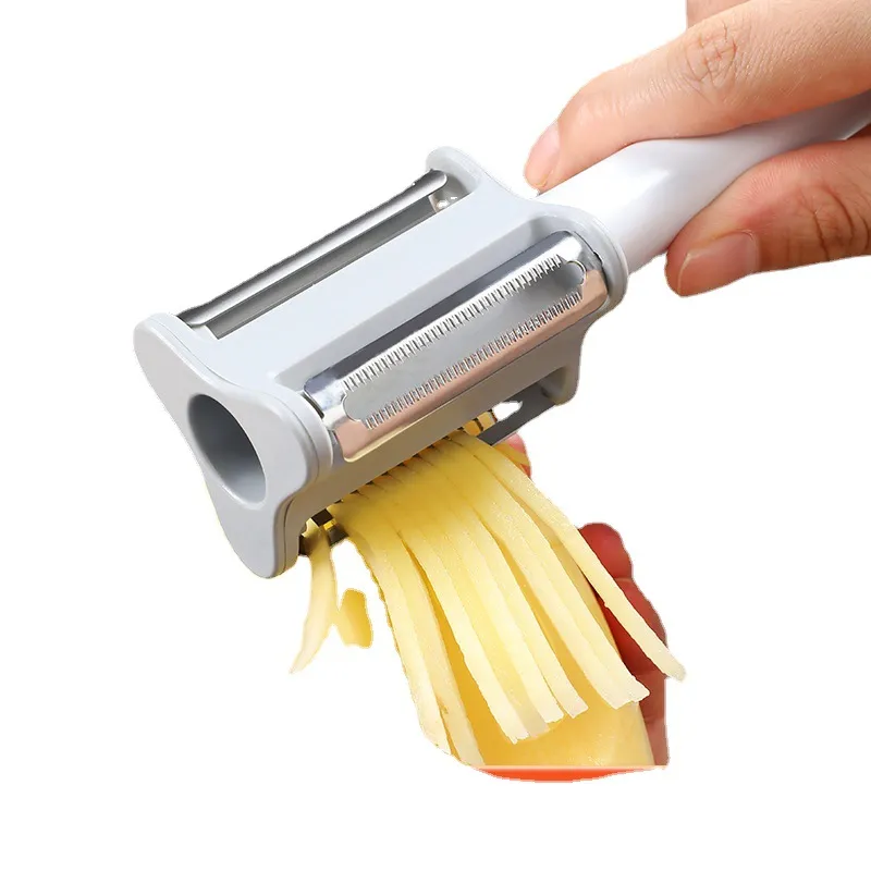 Stainless Steel Peeler Fruit Potato Shredding Three In One Kitchen Tools – image 7