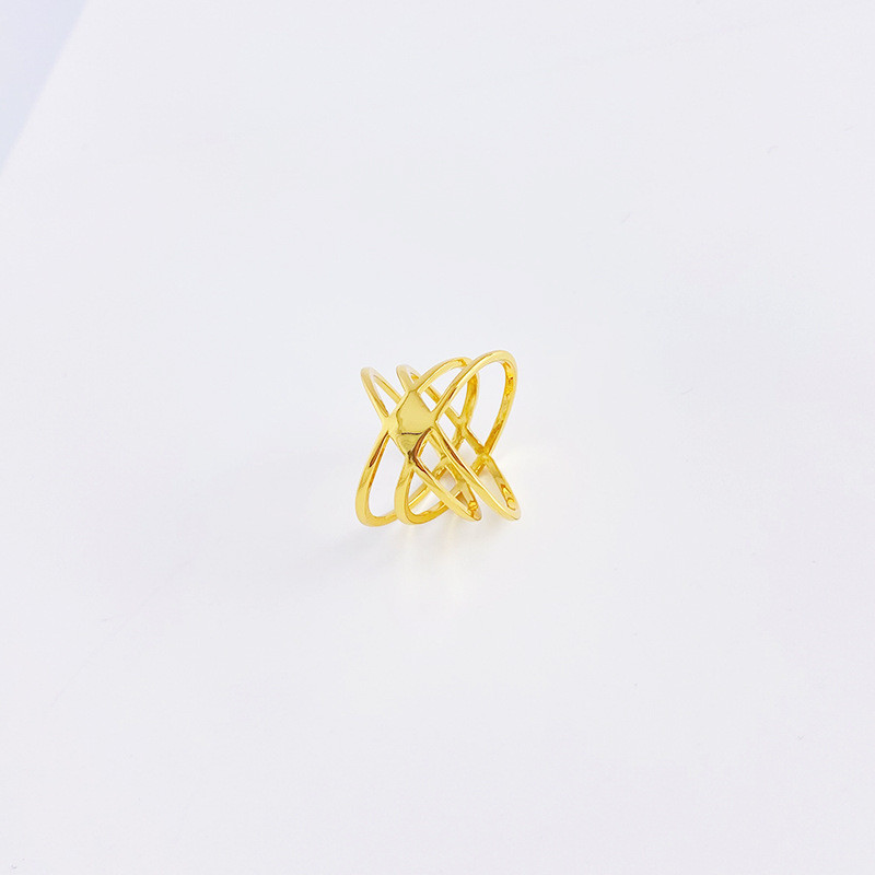 Small Design Sense Korean Version Of Simple And Personalized Index Finger Ring