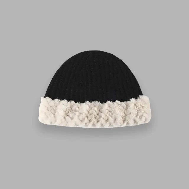Autumn And Winter Leisure Versatile Warm High Elastic Knitted Hat Women Black - Shop at LoveMi