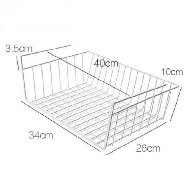 Punch-free Cabinet Hanger Kitchen Supplies Seasoning Rack Bathroom Multifunctional Hanging Basket Storage Rack