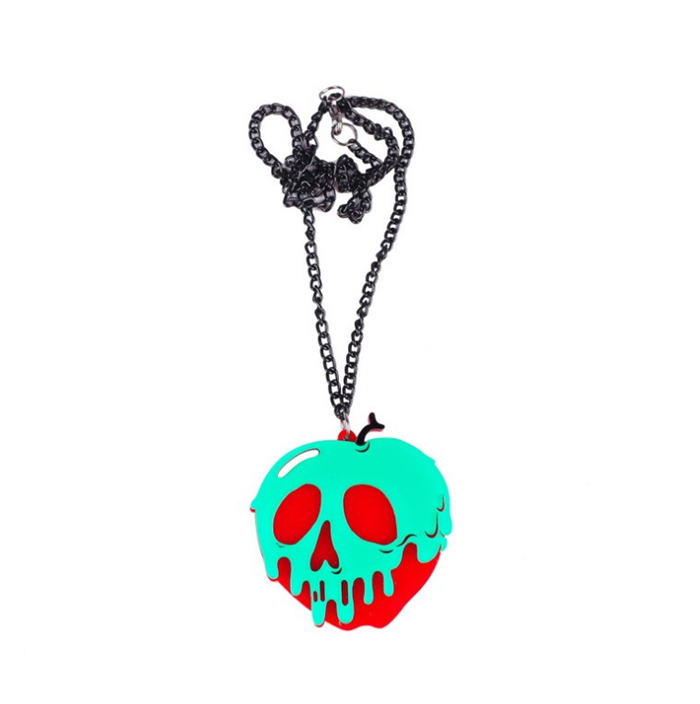 Rotten Acrylic Halloween Personality Funny Fashion Necklace